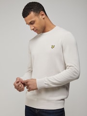Pulover din bumbac Tricou la baza gâtului Lyle &Scott - Imaginea 1 din 4