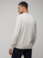 Pulover din bumbac Tricou la baza gâtului Lyle &Scott - Imaginea 2 din 4