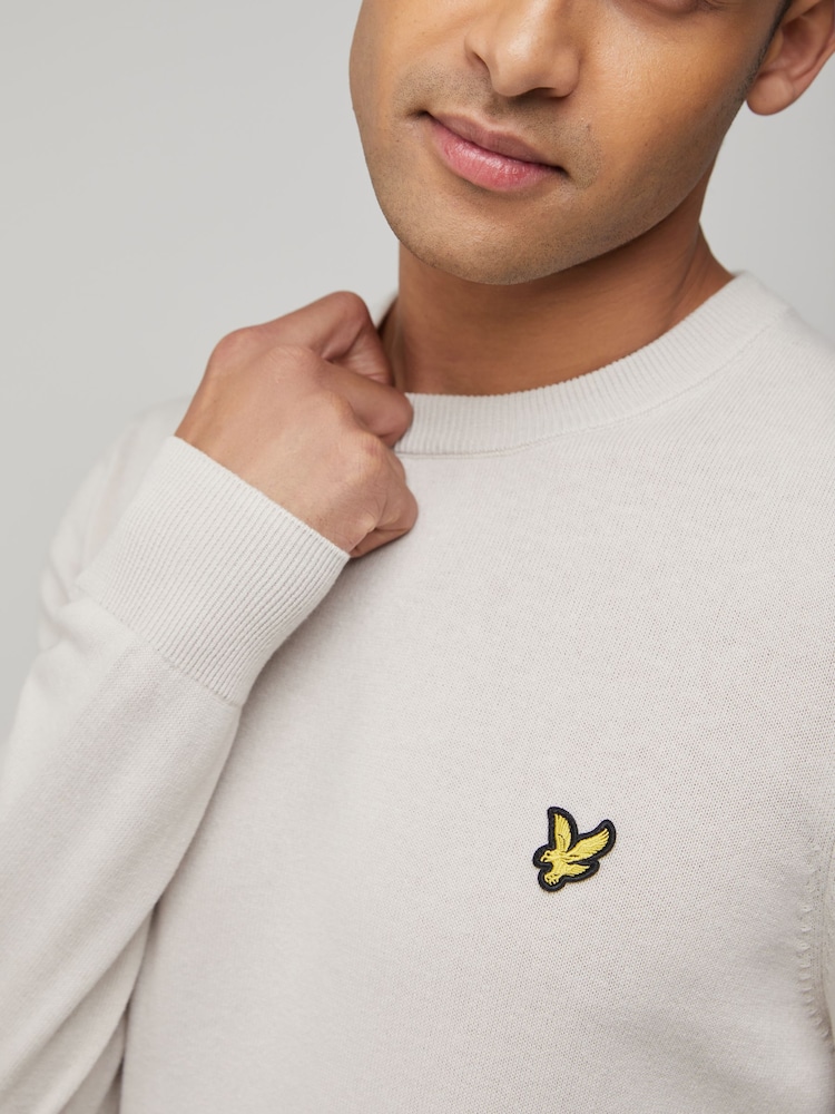 Sweter bawełniany Lyle & Scott z okrągłym dekoltem - Obraz 4 z 4 Sweter bawełniany Lyle & Scott z okrągłym dekoltem - Obraz 4 z 4