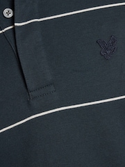 Lyle & Scott Grey Stripe Collared Sweatshirt - Image 6 of 6