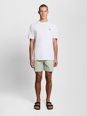 Verde - Lyle & Scott Plain Pantaloni scurți de baie - Imaginea 1 din 5