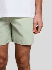 Verde - Lyle & Scott Plain Pantaloni scurți de baie - Imaginea 4 din 5