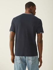 Lyle & Scott Blue Fine Tipped T-Shirt - Image 3 of 4