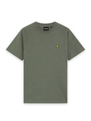 Lyle & Scott Green Tri Marl Raglan T-Shirt - Image 5 of 6