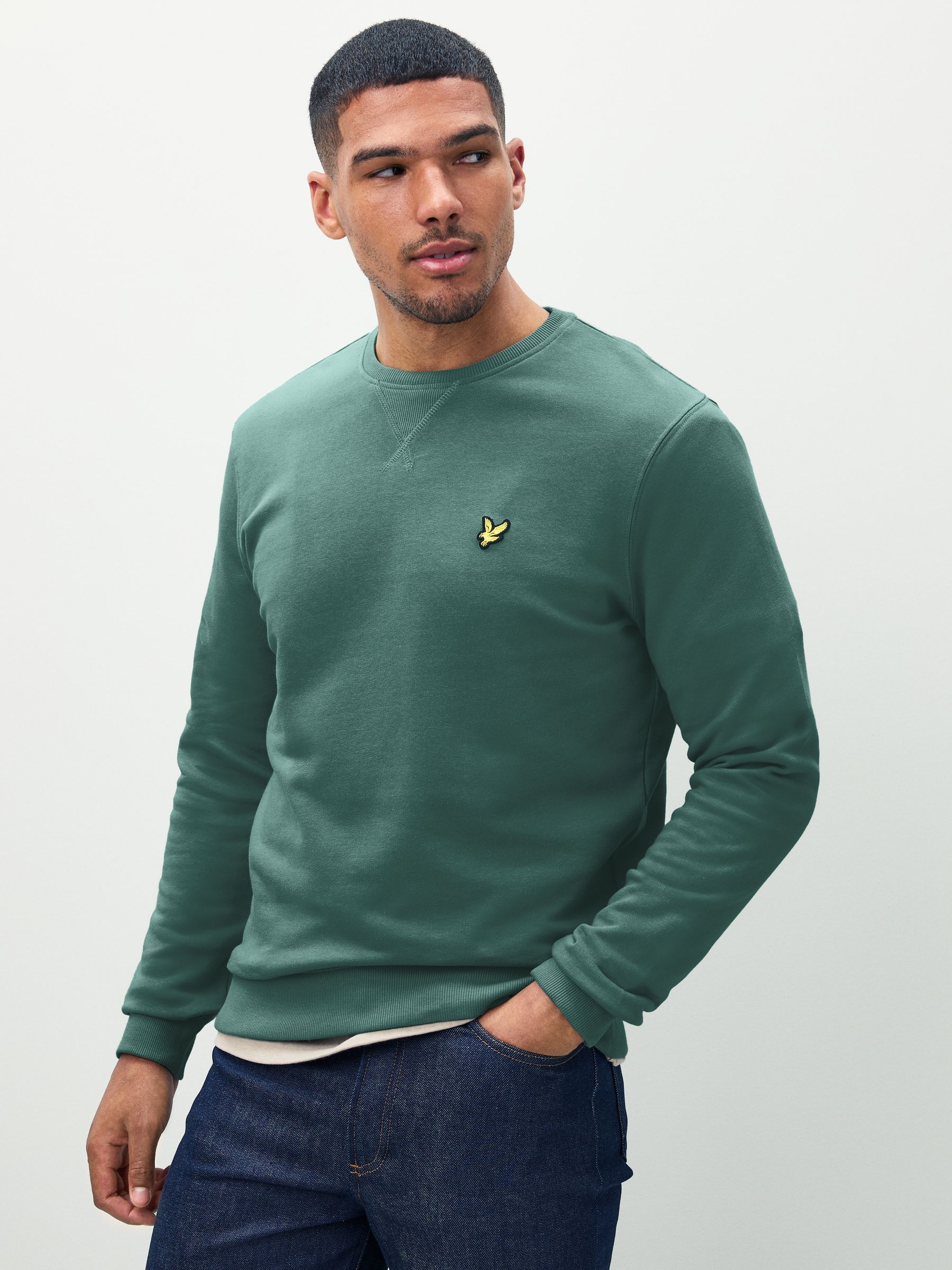 Buy Lyle & Scott Green Crew Neck Sweatshirt from Next South Africa