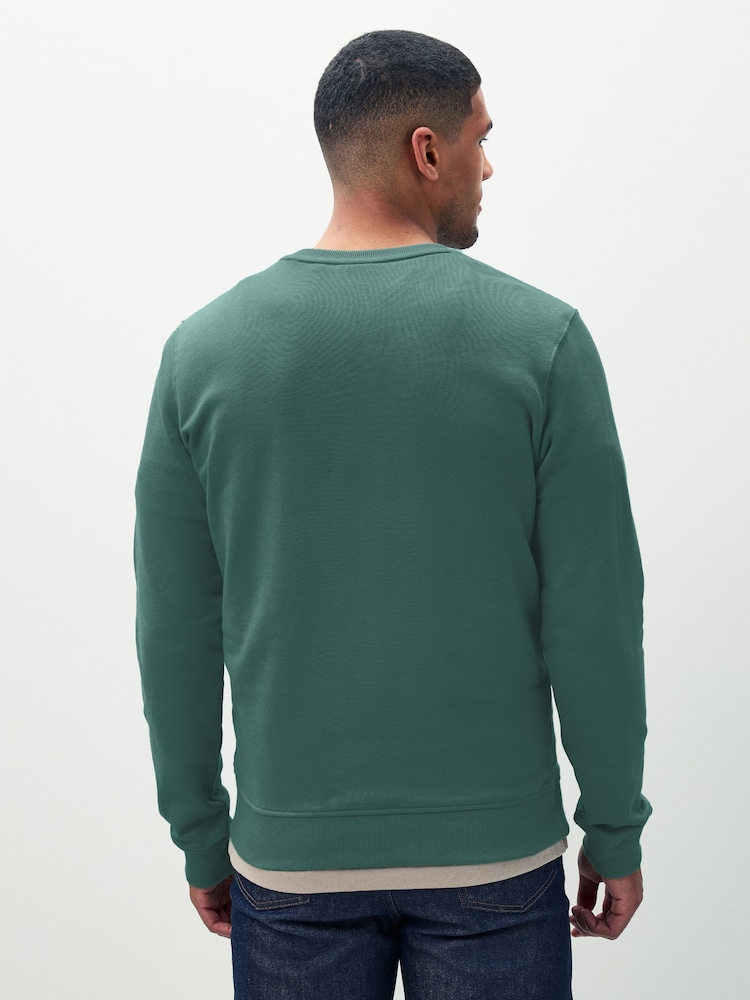 Lyle & Scott Green Crew Neck Sweatshirt - Image 2 of 4