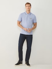 Lyle & Scott Blue Tipped Polo Shirt - Image 2 of 4