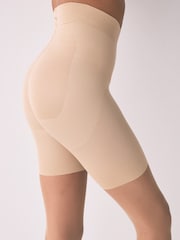 Almond Bum/Tum/Thigh 10 Denier Matt Shaping Tights - Image 2 of 2