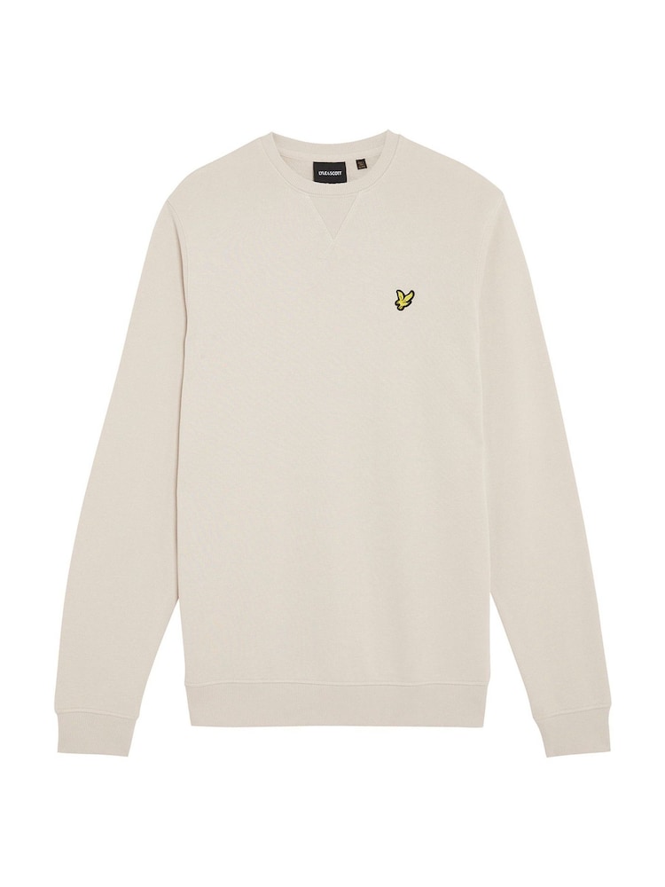 Bela - Pulover z okroglim ovratnikom Lyle & Scott - Slika 4 iz 4