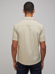 Nature - Lyle & Scott Crinkle Resort Shirt - Image 3 de 4