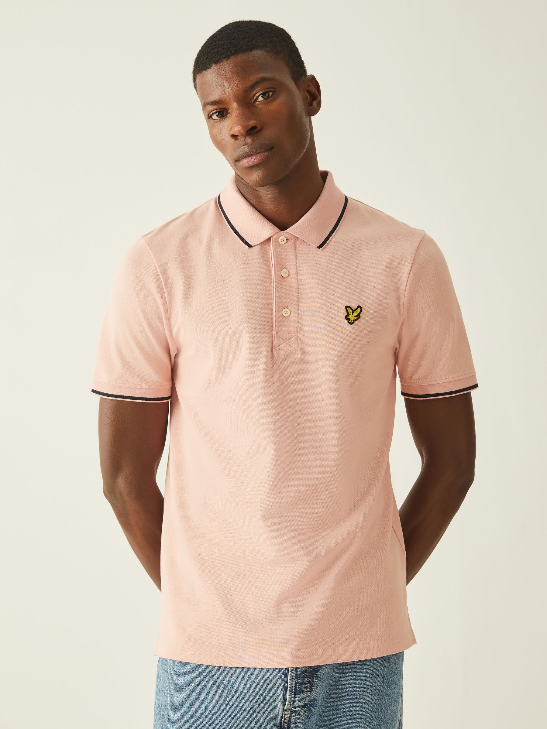 トップス SHINYAKOZUKA SLIGHT POLO LCWAIKIKI Classic Polo Neck Short Sleeve Pique Men's T-Shirt