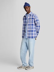 Lyle & Scott Blue Short Sleeve Oxford Shirt - Image 3 of 5