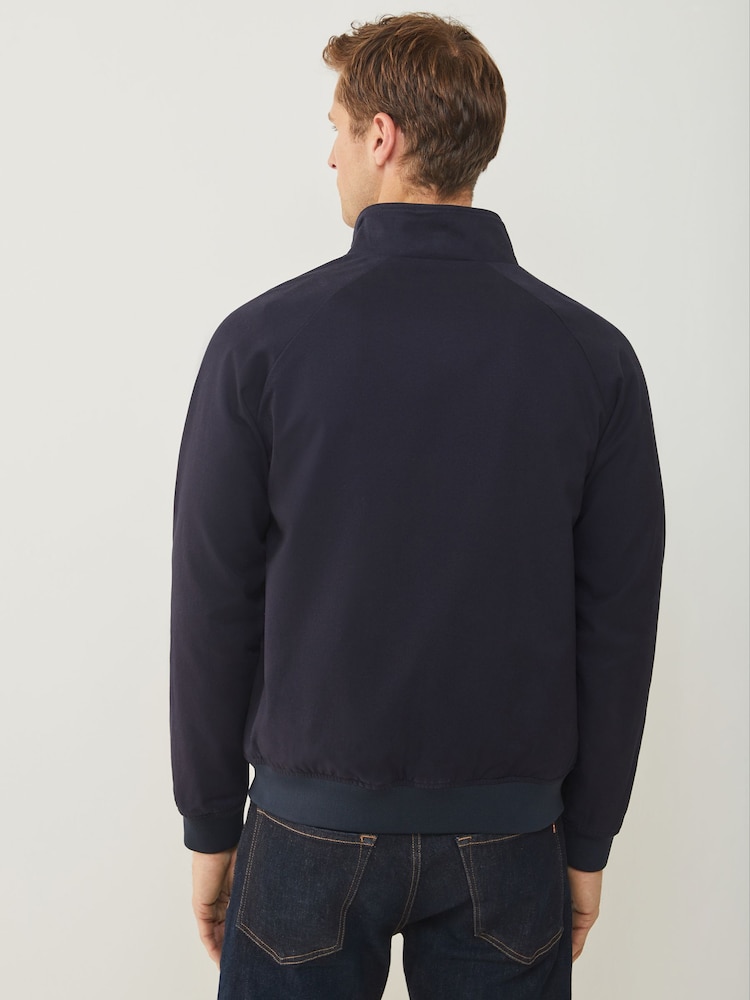 Lyle & Scott Blue Cotton Harrington Jacket - Image 2 of 6
