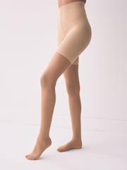 アーモンド - ヒップ/腹部/太もも グロス シェイピング 20 デニール タイツ - 画像 1 / 2
