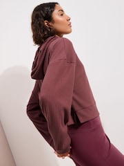 Friends Like These Pink Studio Ribbed Cropped Hoodie - Image 5 of 5