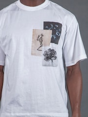 Religion White Appliqué T-Shirt - Image 5 of 5
