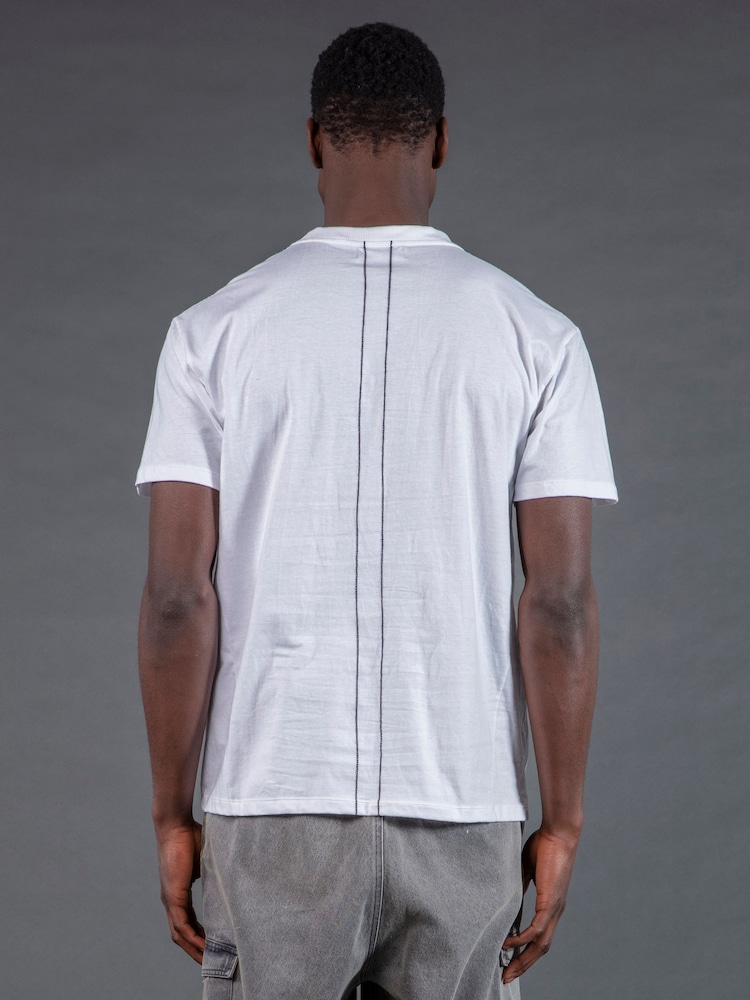 Religion White Cross T-Shirt - Image 2 of 5