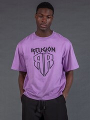 Religion Purple Shield T-Shirt - Image 1 of 4
