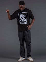 Religion Black Skull Crossbone T-Shirt - Image 5 of 6