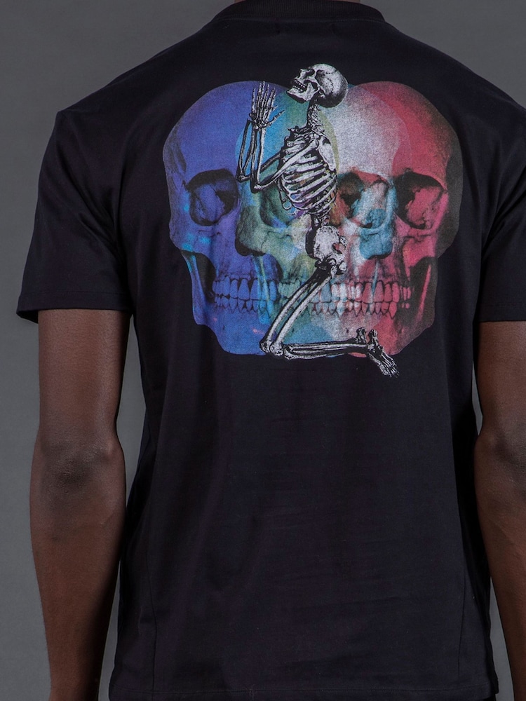 Religion Black Multi Skull T-Shirt - Image 5 of 5 Religion Black Multi Skull T-Shirt - Image 5 of 5