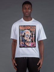 Religion White Rocking T-Shirt - Image 1 of 3