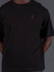 Religion Black Studded T-Shirt - Image 6 of 6