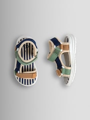 JoJo Maman Bébé Stone Adjustable Strap Sandals - Image 3 of 4