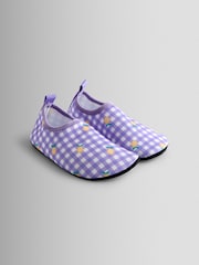 Jojo Maman Bébé Purple Swim Shoes - Image 1 of 4