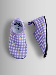 Jojo Maman Bébé Purple Swim Shoes - Image 3 of 4
