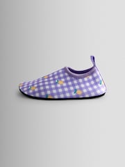 Jojo Maman Bébé Purple Swim Shoes - Image 4 of 4