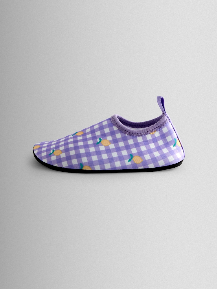 Jojo Maman Bébé Purple Swim Shoes - Image 4 of 4