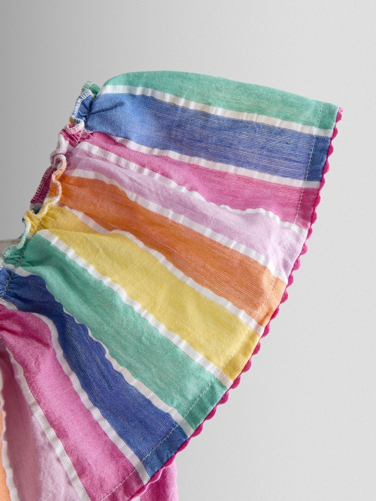 JoJo Maman Bébé 荷叶肩连体短裤 - 5的图像5｝