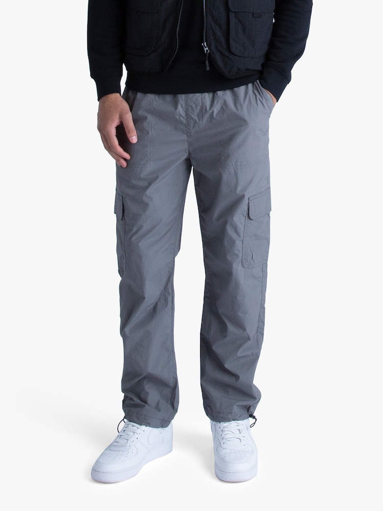 Luke 1977 Ibiza Rogers Grey Cargo Trousers - Image 1 of 8