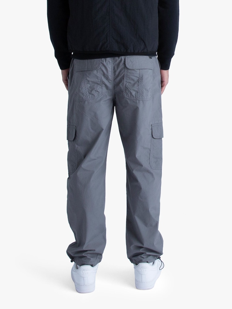 Luke 1977 Ibiza Rogers Grey Cargo Trousers - Image 2 of 8 Luke 1977 Ibiza Rogers Grey Cargo Trousers - Image 2 of 8