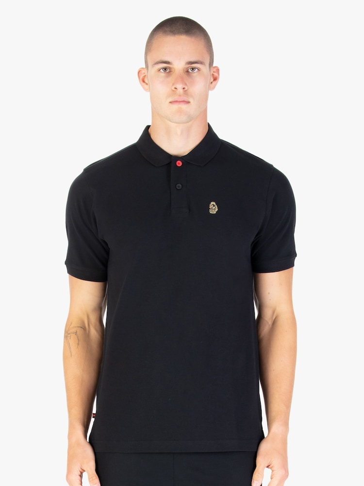 Luke 1977 New Mead Black Polo Shirt - Image 1 of 7