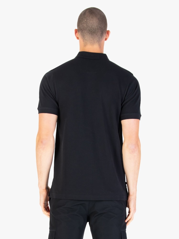 Luke 1977 New Mead Black Polo Shirt - Image 2 of 7 Luke 1977 New Mead Black Polo Shirt - Image 2 of 7