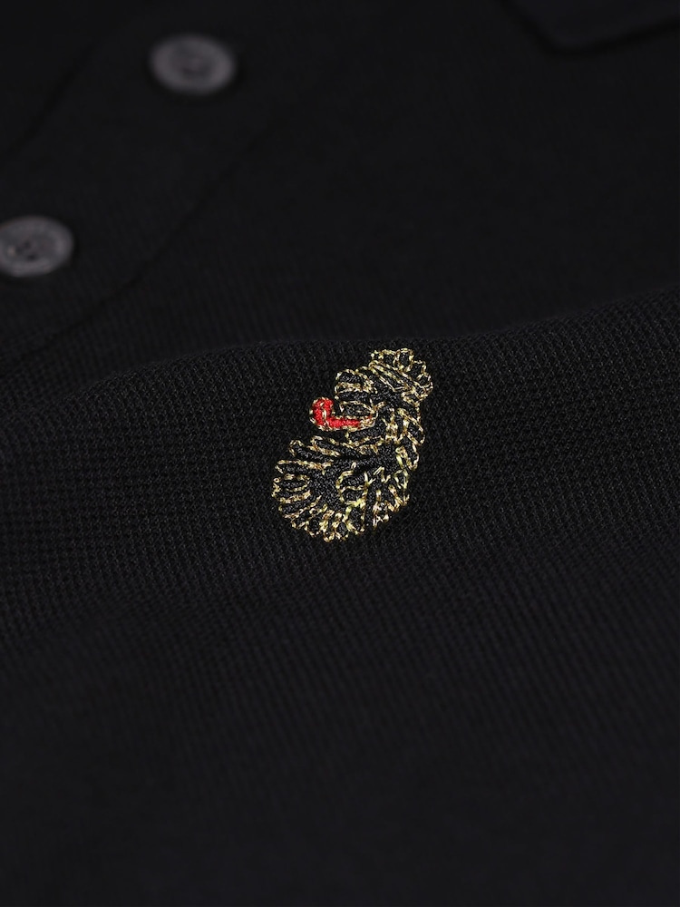 Luke 1977 New Mead Black Polo Shirt - Image 7 of 7