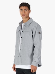 Luke 1977 Ettrick Overshirt Mid Mrl Grey - Image 3 of 6