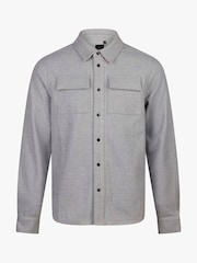 Luke 1977 Ettrick Overshirt Mid Mrl Grey - Image 4 of 6