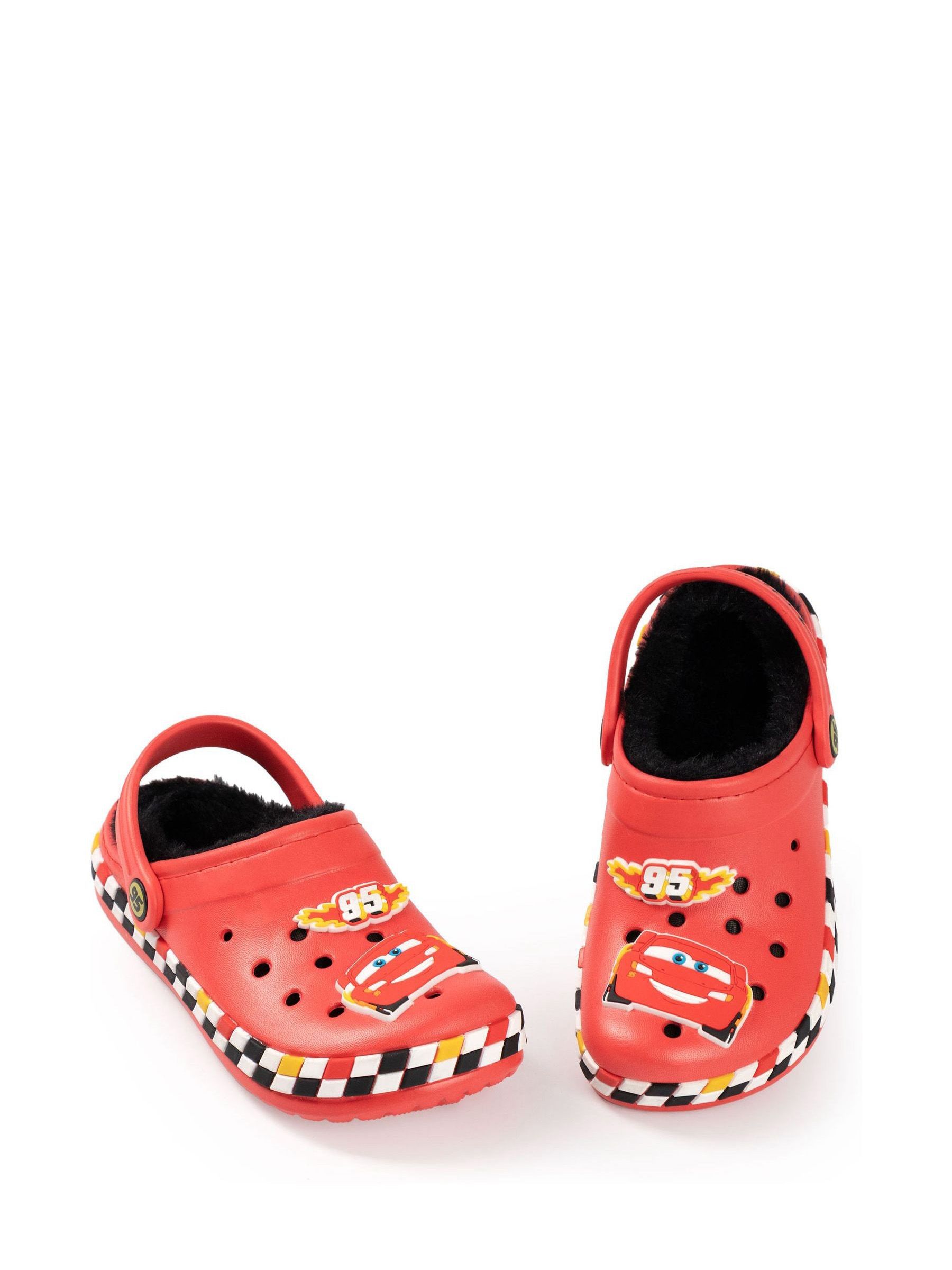 Vanilla Underground Men's Red Disney Cars Clogs - Image 1