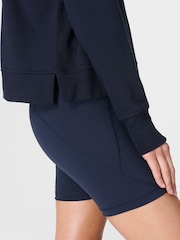 Sweaty Betty Blue After Class Crop Sweatshirt - Image 8 of 9