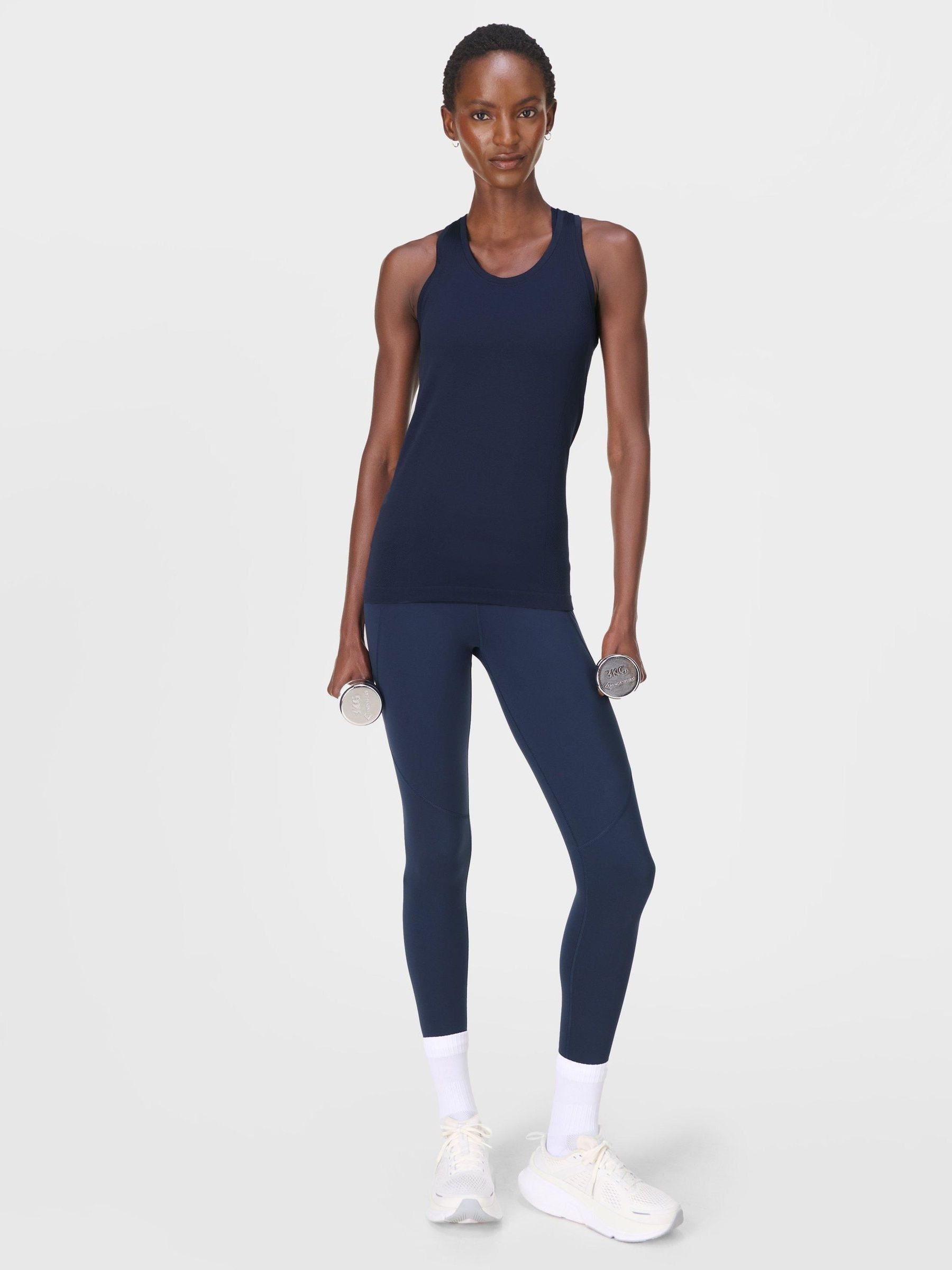 Buy Sweaty Betty Blue Athlete Seamless Workout Tank Top from Next