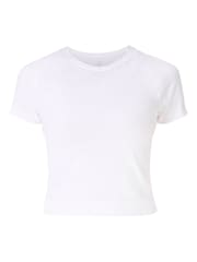 Blanco - Camiseta deportiva corta sin costuras Athlete de Sweaty Betty - Imagen 7 de 7