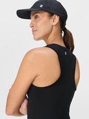 Negro - Top corto de entrenamiento sin mangas ni costuras Athlete de Sweaty Betty - Imagen 3 de 5