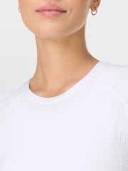 화이트 - Sweaty Betty 애슬레저 심리스 운동 티셔츠 - 10의 이미지 8