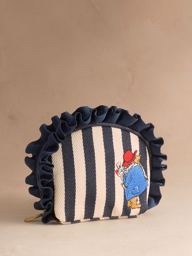 Cath Kidston Navy Paddington Stripe Pouch - Image 1 of 3