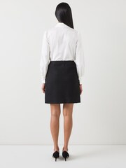 LK Bennett Cream Sonya Birch Print Silk Blend Blouse - Image 4 of 4