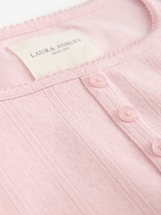 Laura Ashley Pink/Green Lloyd Print Pyjama Shorts Set - Image 12 of 13