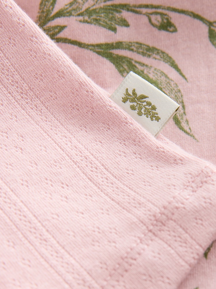Laura Ashley Pink/Green Lloyd Print Pyjama Shorts Set - Image 13 of 13 Laura Ashley Pink/Green Lloyd Print Pyjama Shorts Set - Image 13 of 13