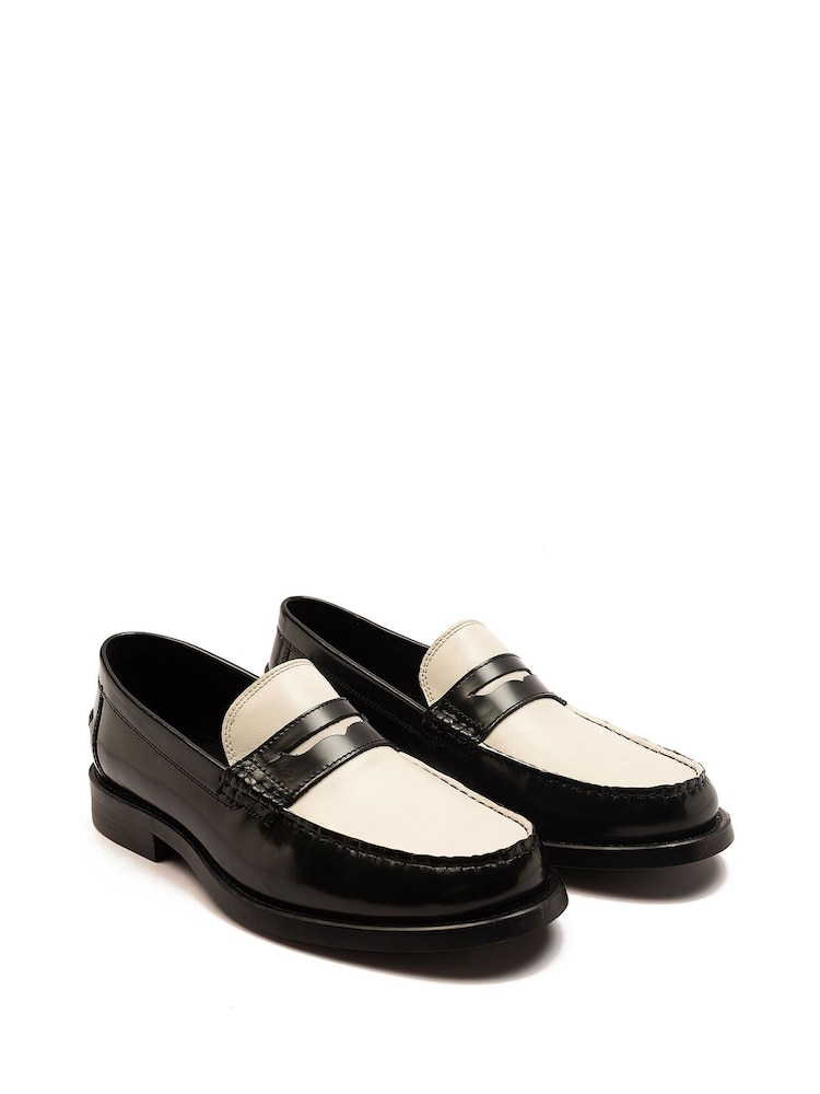 Buy Off The Hook White Monro Loafer Formal Casual Slip-On  display picture 1